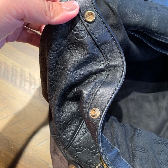 COPY - Gucci Guccissima Sukey Large Satchel - Picture 9 of 9